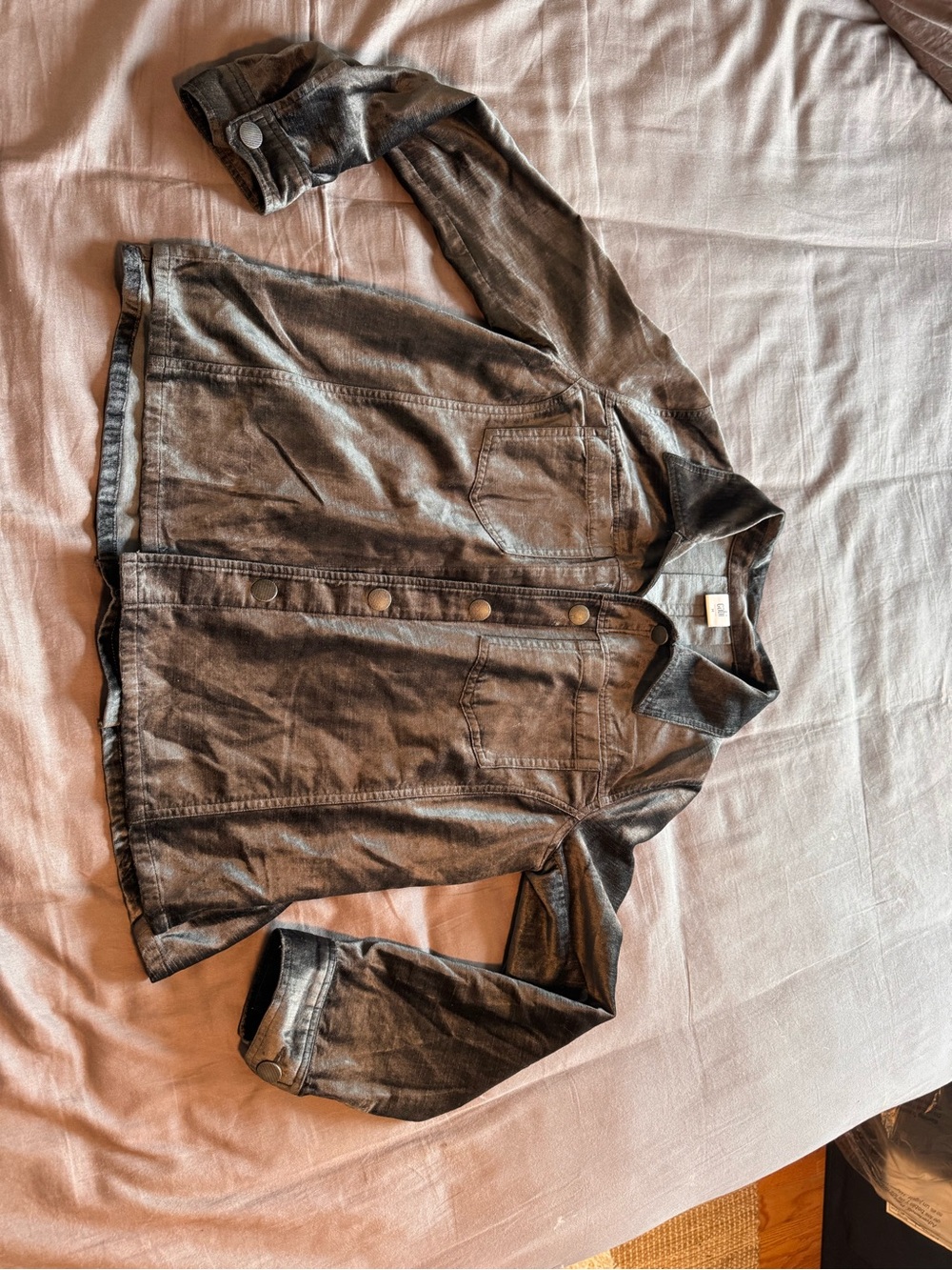 CAbi Washed Black/ charcoal Jacket